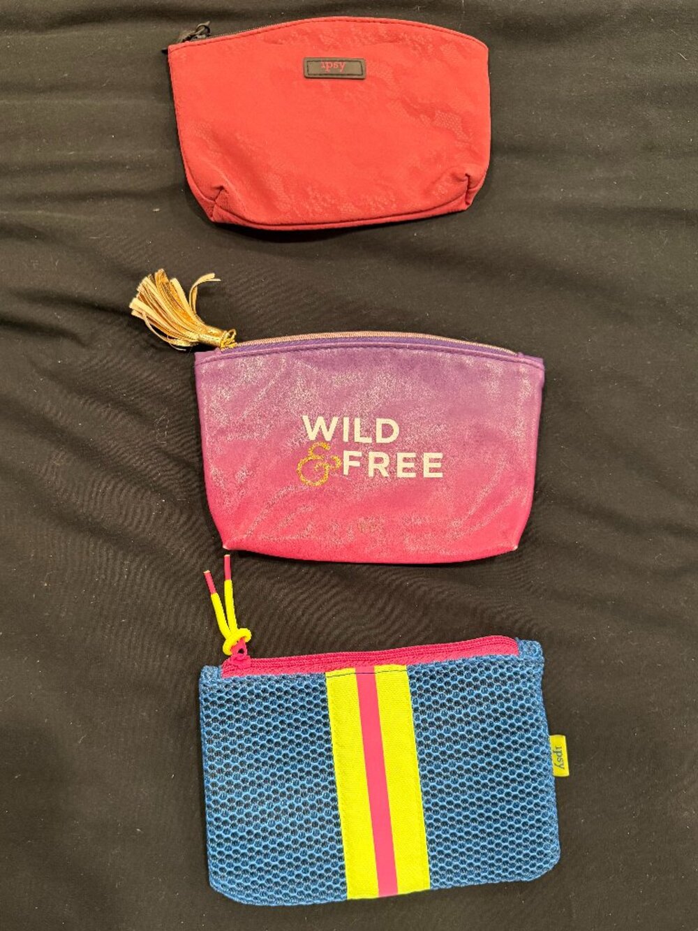 Ipsy Cosmetic Pouches